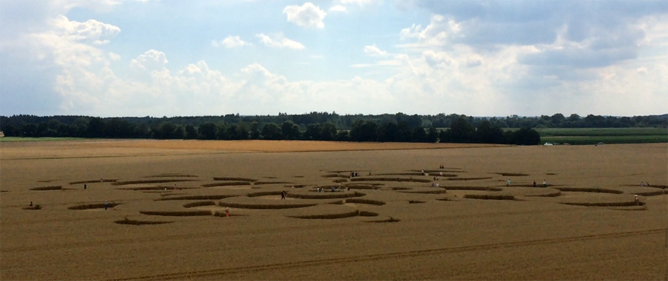 Kornkreis Cropcircle mammendorf foto by mwk